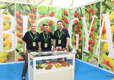 Jesús Ariza, Gabriel Nieves y Luis Twose, de Biogya