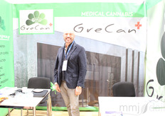 Gustavo Americo Folcareli, de GreCan, uno de los primeros cultivadores de cannabis medicinal de Grecia.