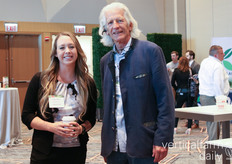Kortney Mullen de Ingersoll Rand y John-Michael Ermel de All-In Peppers & Specialty Produce